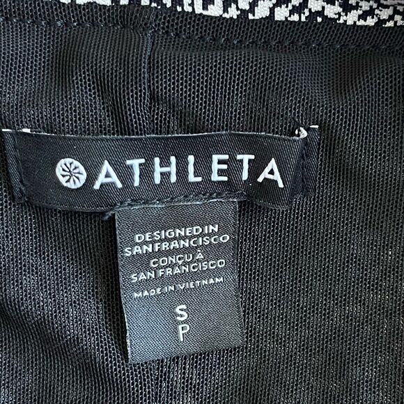 Athleta Size Small Delancey Textured Half Zip Long Sleeve Dress Athleisure - Picture 8 of 14